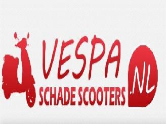 krockskadad bil auto Vespa  Div schade / Demontage scooters op de Demontage pagina. 2014/1