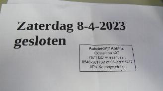 Uttjänta bilar auto Audi RS7 Sportback Zaterdag 8-04-2023 Gesloten 2023/2