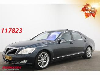 Schadeauto Mercedes S-klasse 420 CDI Lang Nightvision Navi Dak Leder Memory Clima SHZ 2007/1