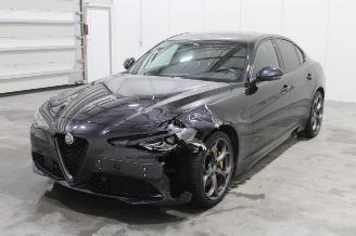 damaged Alfa Romeo Giulia 