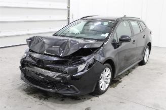 damaged Toyota Corolla 