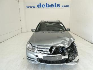 Vrakbiler auto Mercedes C-klasse 2.1 D CDI BLUEEFFICI 2013/10
