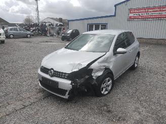 Sloopauto Volkswagen Golf 6 1.4TSI Zilver LA7W Onderdelen CAXA Motor 2010/12