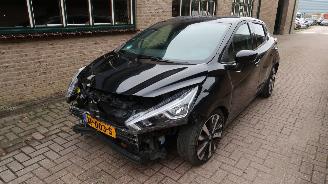 Voiture accidenté Nissan Micra Nissan Micra 1.5 dCi Tekna 2017/6