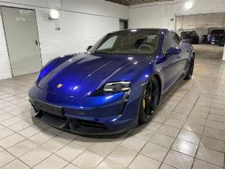 krockskadad bil auto Porsche Taycan Turbo S KERAMIK/CHRONO/PANO/HUD/360/BOSE 2023/1