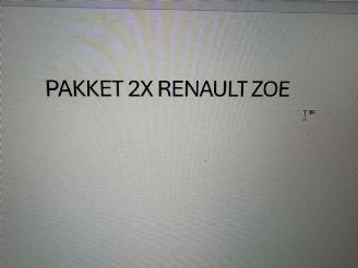 uszkodzony samochody osobowe Renault Zoé WITH COCKPIT AND AIRBAGS PAKKET 2X ZOE 2015/12