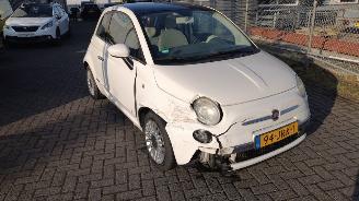 krockskadad bil auto Fiat 500 1.2 pano leuke auto! 2009/1