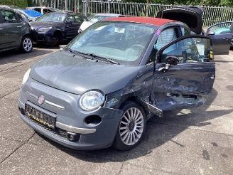 Vrakbiler auto Fiat 500 500C (312), Cabrio, 2009 0.9 TwinAir 85 2011/6