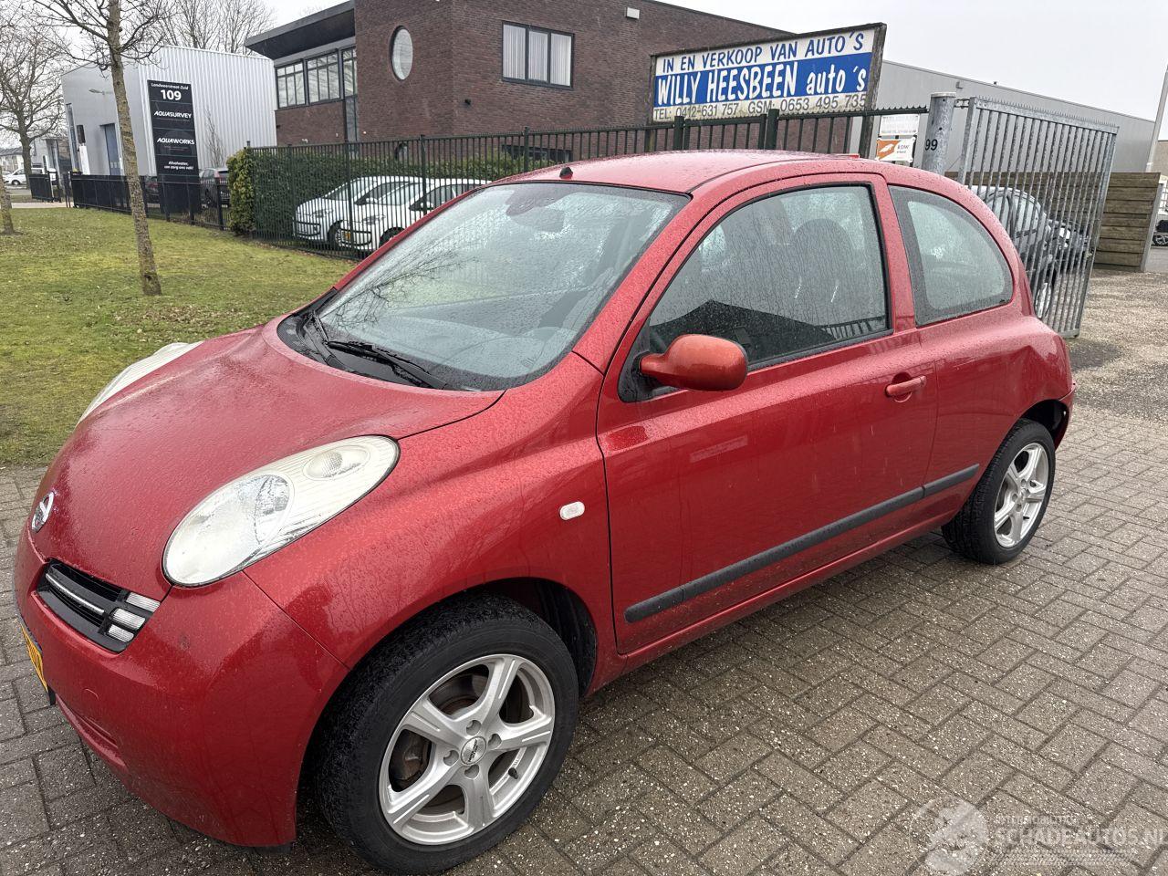 Nissan Micra 1.2e-VISION AIRCO LICHTE SCHADE! BOUWJAAR 2004 85000KM 1250 EURO