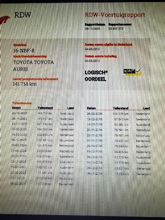 Toyota Auris 1.8 FULL HYBRID KM NAP NL AUTO picture 26