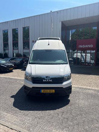krockskadad bil bedrijf MAN TGE Extra lang, Koelwagen, geen schade 2021/6