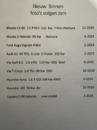 krockskadad bil auto Mazda  CX 80  2.5 -141 Kw PHEV. Plug-In. 7 pers 2024/12