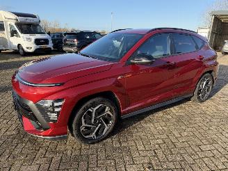 Damaged car Hyundai Kona 1.6 T-GDI. 146 Kw AWD   N-Line 2024/3