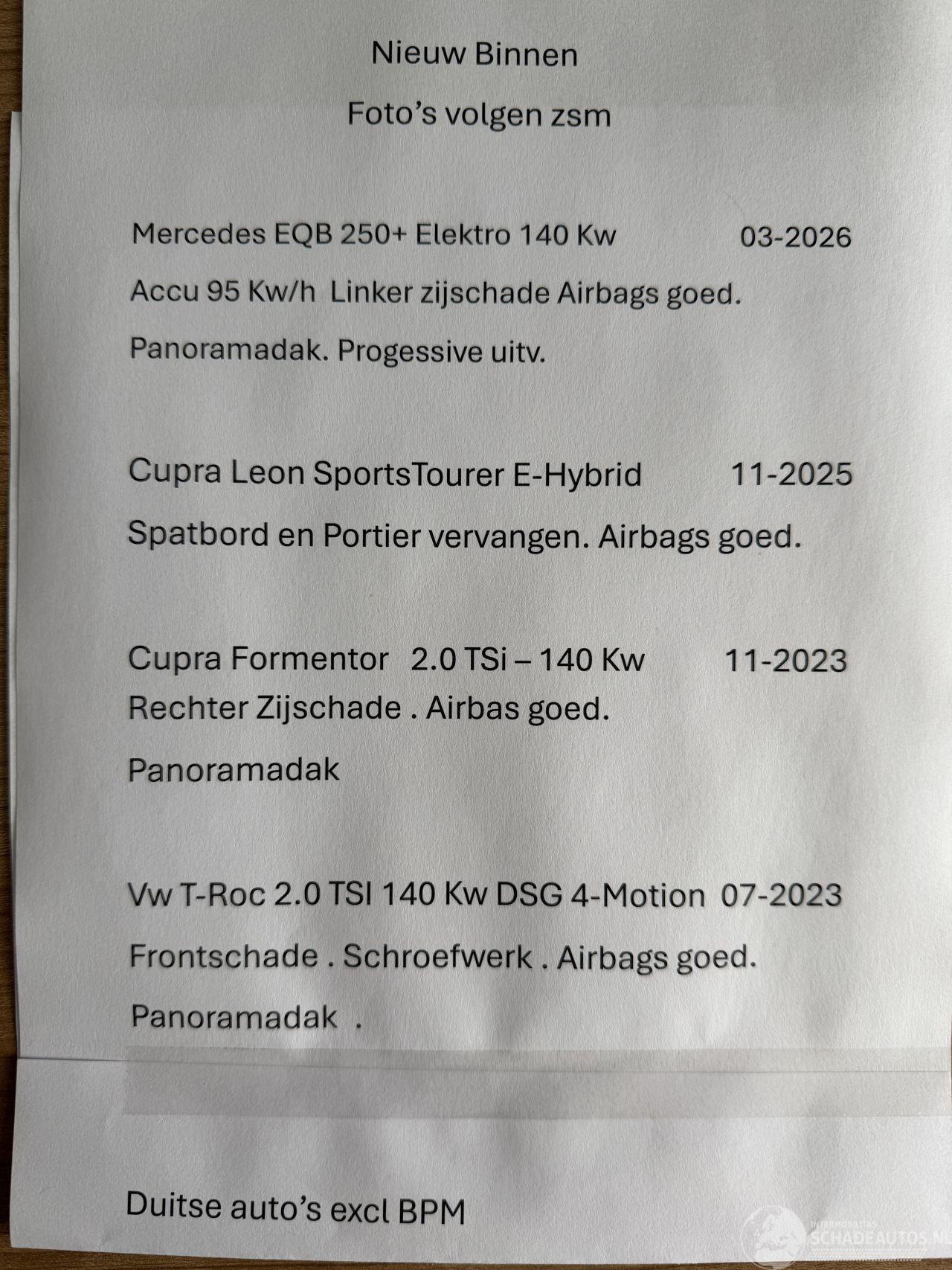 Mercedes EQB 250 + Elektro  140 Kw Progessive