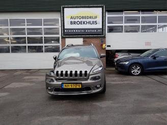 Coche siniestrado Jeep Cherokee Cherokee (KL), Terreinwagen, 2013 2.2 Multijet II 16V 4x4 2017/2