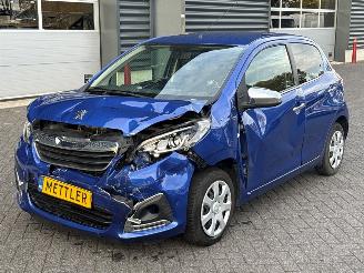 Coche accidentado Peugeot 108 1.0 12V VVT-i Hatchback  Benzine 998cc 53kW (72pk) FWD 2019/10