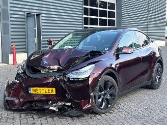 Vaurioauto  passenger cars Tesla Model Y Long Range 75kWh Dual motor SUV  Elektrisch  378kW (514pk)  4x4 2024/12