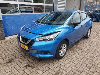 damaged passenger cars Nissan Micra 0.9 IG-T Visia+ 2017/12
