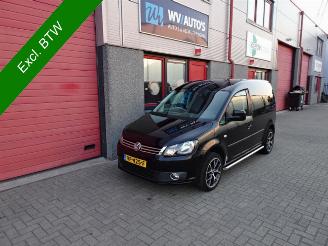 skadebil auto Volkswagen Caddy 1.6 TDI dsg leer navi bbs velgen dikke caddy 2015/5