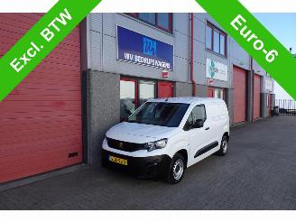 bruktbiler bedrijf Peugeot Partner 1.5 BlueHDI Premium met achterklep airco 2020/10