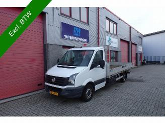 begagnad bil bedrijf Volkswagen Crafter 50 2.0 TDI L3H1 openlaadbak 3 zits airco 3500 kg trekhaak gewicht 2016/9