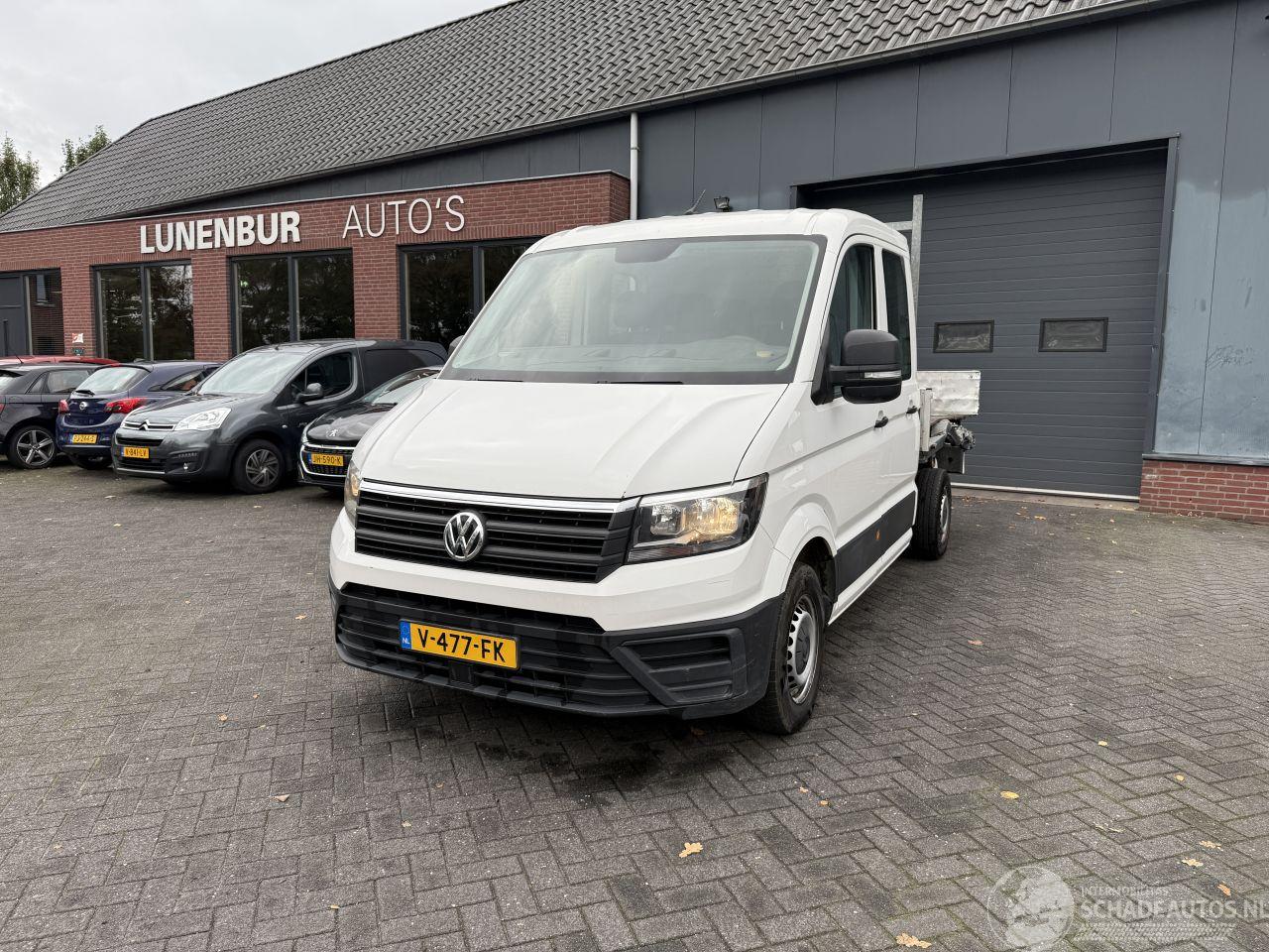 Volkswagen Crafter 35 2.0 TDI L3 DUBBELCABINE OPENLAADBAK  7 PERSOONS Trendline