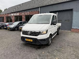 skadebil bedrijf Volkswagen Crafter 35 2.0 TDI L3 DUBBELCABINE OPENLAADBAK  7 PERSOONS Trendline 2017/9