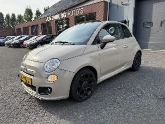 krockskadad bil auto Fiat 500 0.9 TwinAir Turbo CABRIO (Hatchback 3-dr.) 2014/5