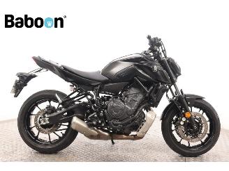 krockskadad bil machine Yamaha MT-07 ABS 2025/3