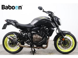 krockskadad bil motor Yamaha MT-07 ABS 2018/5