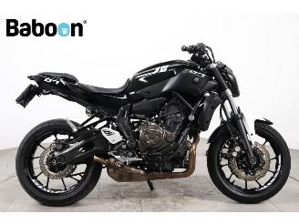 krockskadad bil motor Yamaha MT-07 ABS 2017/5