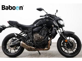skadebil motor Yamaha MT-07 ABS 2018/9