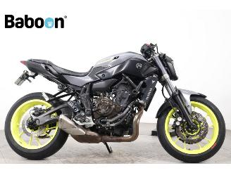 krockskadad bil motor Yamaha MT-07 ABS 2016/12