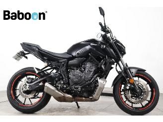krockskadad bil motor Yamaha MT-07 ABS 2021/7