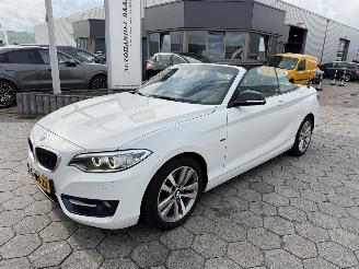 damaged passenger cars BMW 2-serie Cabrio 218i 2015/4