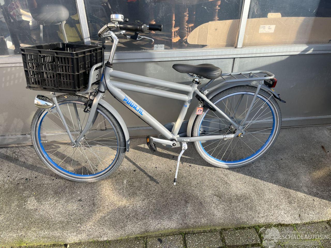 Cortina  jongensfiets met mandje versnelling