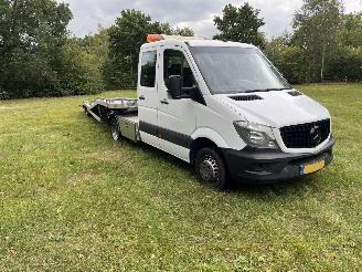 skadebil bedrijf Mercedes Sprinter 519 DUBBEL CABINNE MET OPLEGGER AUTOTRANSPORTER 2017/9