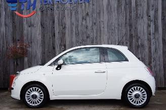 damaged passenger cars Fiat 500 1.2 Lounge Airco Pano Mistlampen 51KW Euro 4 2007/10