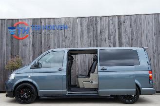 Schadeauto Volkswagen Transporter T5 2.5 TDi Lang Dubbele Cabine Airco Cruise Metallic 96KW Euro 4 2008/7