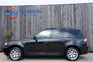 damaged passenger cars BMW X3 2.5i X-Drive M-Pakket Airco Navi Pano Stoelverwarming 141KW Euro 4 2006/7