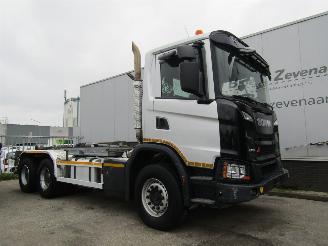 damaged passenger cars Scania G 450 XT 6x4 Haakarm Airco 2019/2