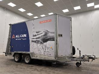 krockskadad bil aanhanger Ifor williams  BV126G Gesloten Opbouw 2020/5