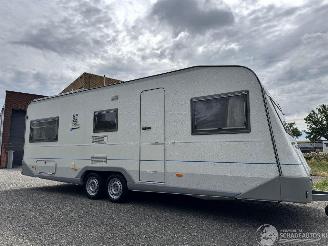 skadebil caravan Knaus  Eurostar 620TF Airco Voortent 1998/10