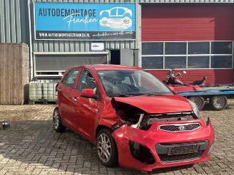 Vrakbiler auto Kia Picanto Picanto (TA), Hatchback, 2011 / 2017 1.0 12V 2012/6