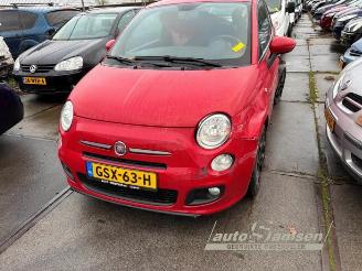 Coche siniestrado Fiat 500 500 (312), Hatchback, 2007 0.9 TwinAir 85 2013/5