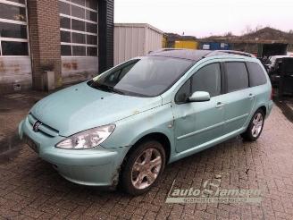 Vrakbiler auto Peugeot 307 307 SW (3H), Combi, 2002 / 2008 2.0 16V 2004/3