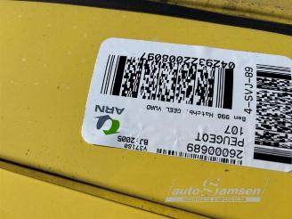 disassembly passenger cars Peugeot 107 107, Hatchback, 2005 / 2014 1.0 12V 2005/11