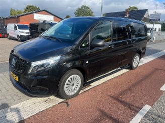 krockskadad bil bedrijf Mercedes Vito 116 CDI 120KW DC 5P LANG AUTM. AIRCO KLIMA NAVI EURO6 2019/6