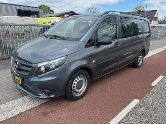 krockskadad bil bedrijf Mercedes Vito 114 CDI 100KW DC 5P LANG AIRCO KLIMA EURO6 2017/5