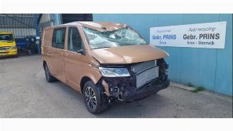 Vrakbiler auto Volkswagen Transporter Transporter T6, Van, 2015 / 2024 2.0 TDI 150 2023/2